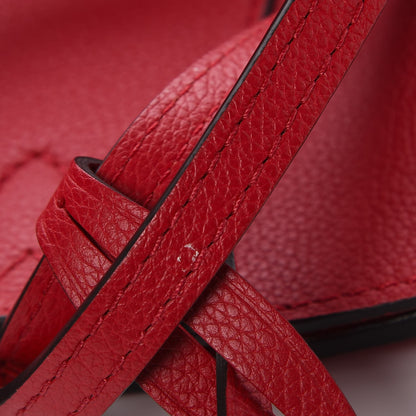 Louis Vuitton Calfskin Lockme Cabas Rubis 8 of 10