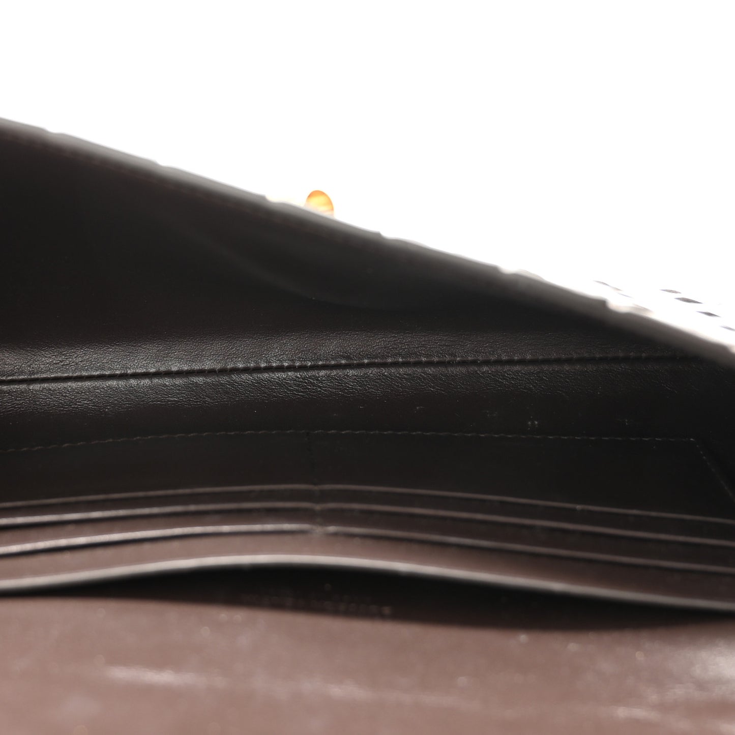 Nappa Intrecciato Long Andiamo Top Handle Clutch Fondant