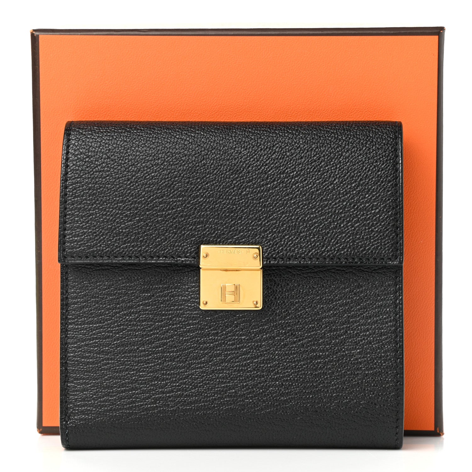 Hermes Chevre Mysore Clic 12 Wallet Black 9 of 9