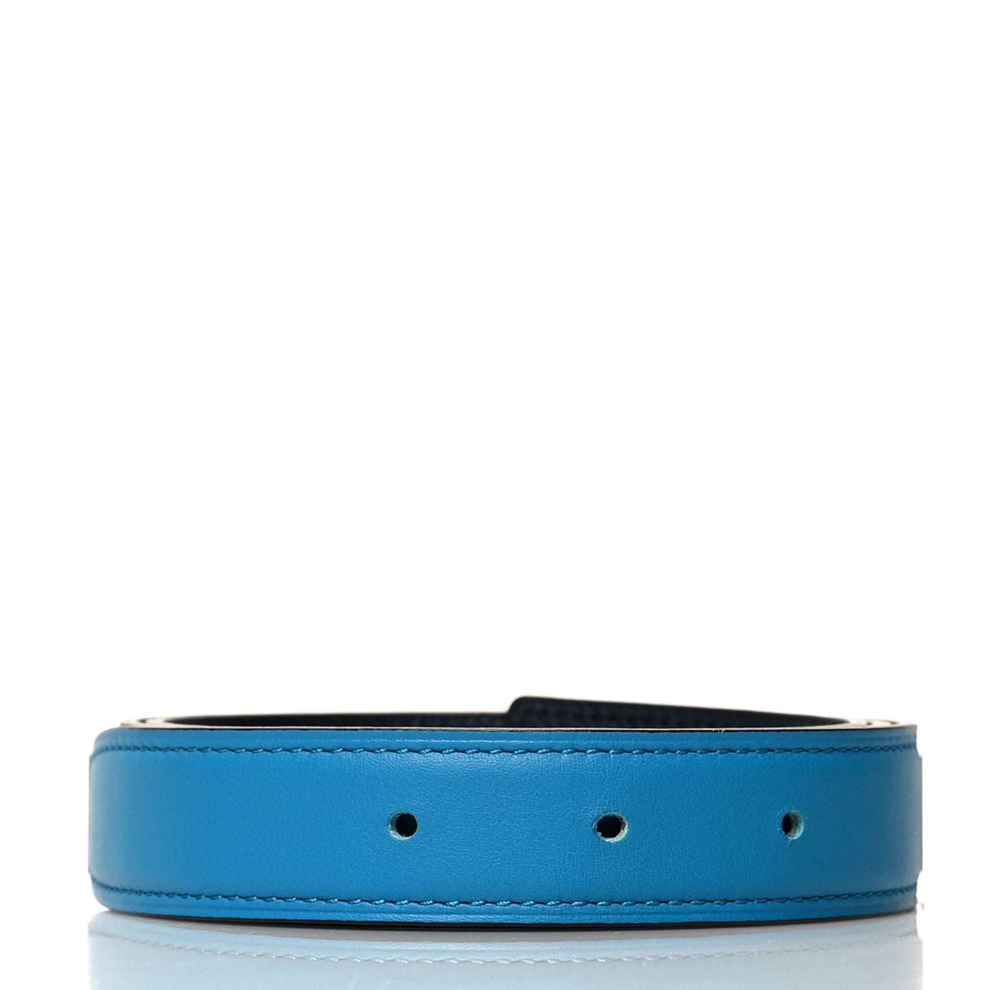 Swift Epsom 32mm Belt Strap 80 Bleu Frida Bleu Indigo