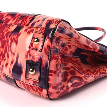 Mulberry Patent Loopy Leopard Bayswater Plum 8 of 8