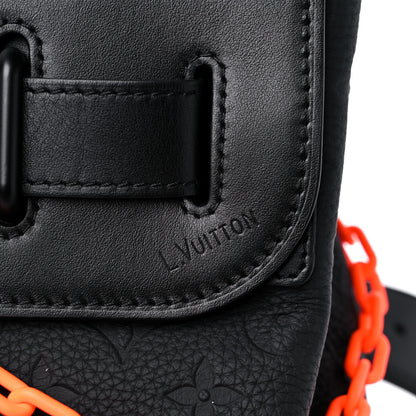 Louis Vuitton Taurillon Monogram Steamer PM Black 7 of 14