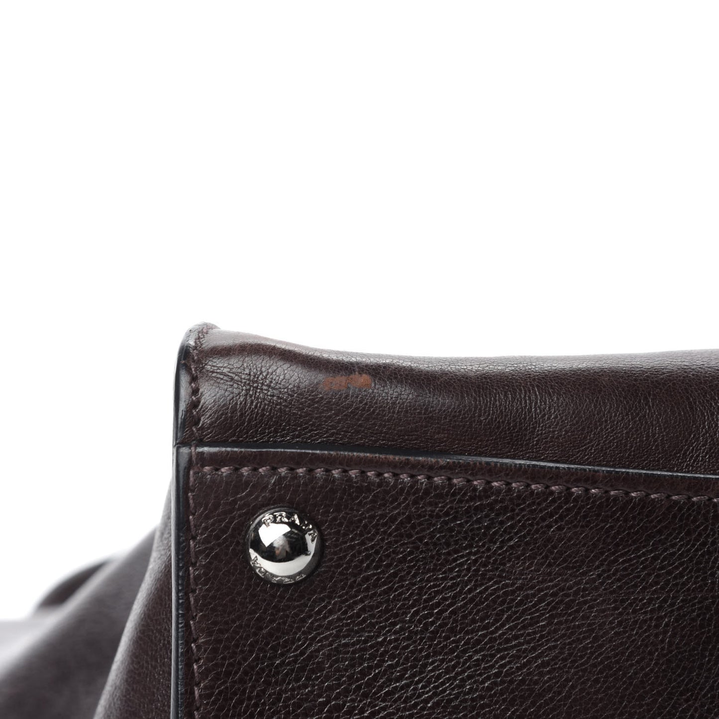 Glace Calfskin Twin Pocket Tote Moro