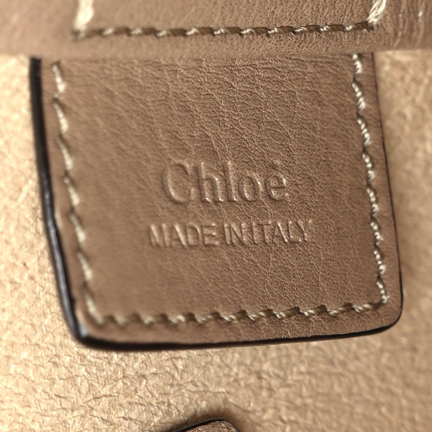 Chloe Grained Calfskin Small Spin Tote Boyish Brown 5 of 8