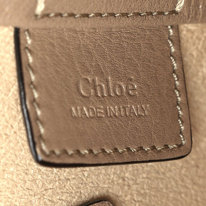 Chloe Grained Calfskin Small Spin Tote Boyish Brown 5 of 8