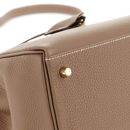 Hermes Togo Kelly Retourne 28 Etoupe 14 of 26