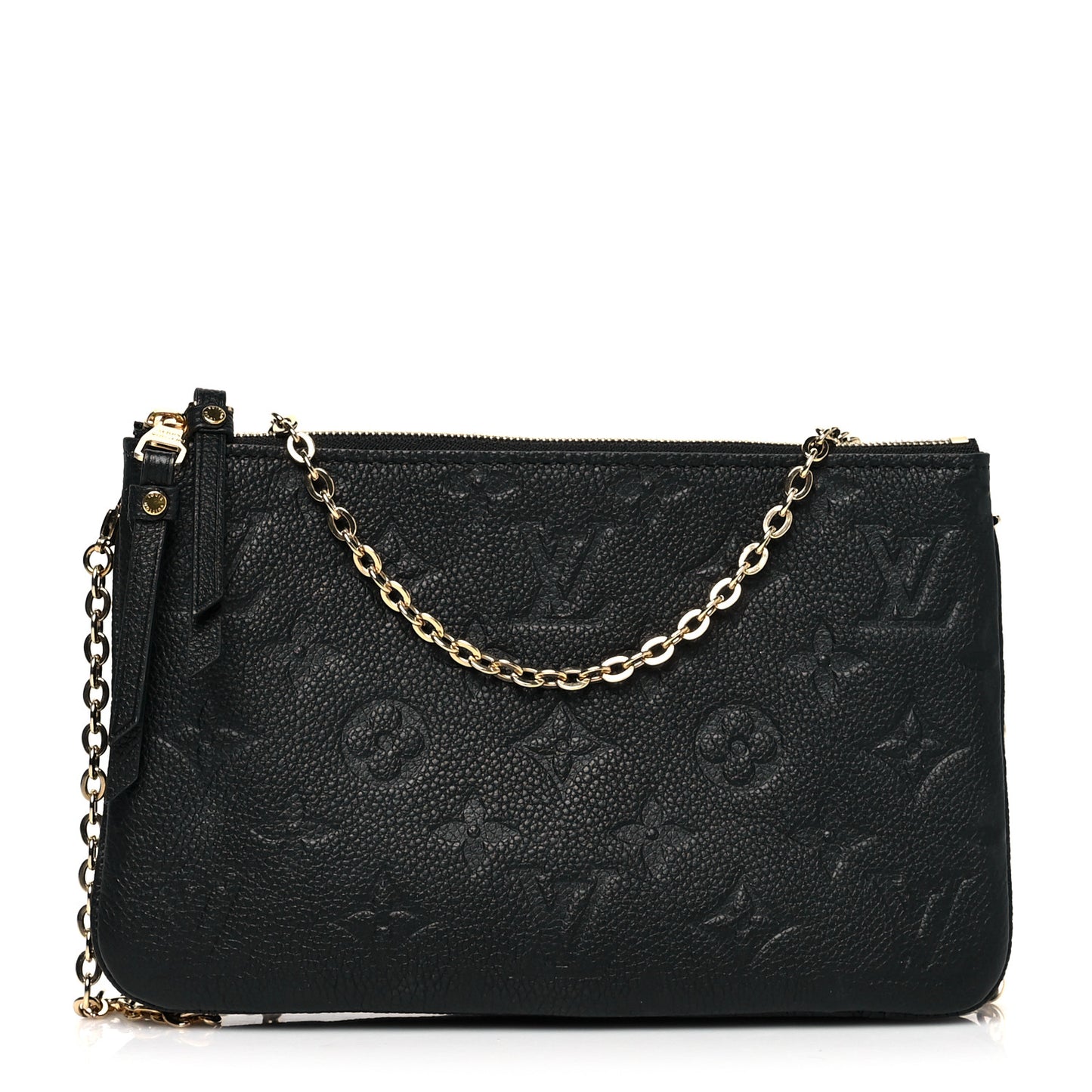 Empreinte Double Zip Pochette Black