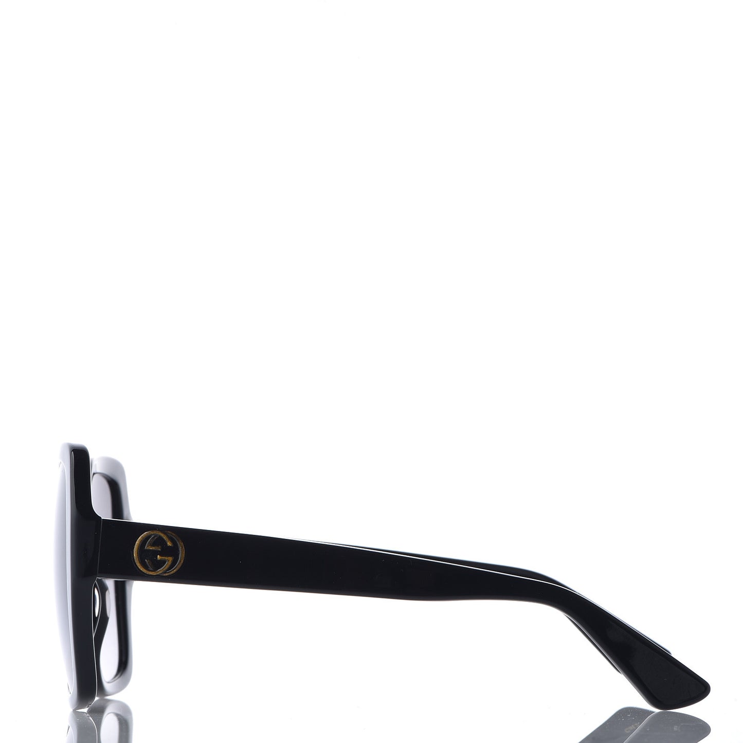Acetate Square Frame GG0096S Sunglasses Black