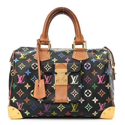 Louis Vuitton Monogram Multicolor Speedy 30 Black 1 of 13