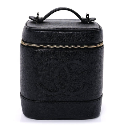 Chanel Caviar Vanity Cosmetic Case Black 1 of 7