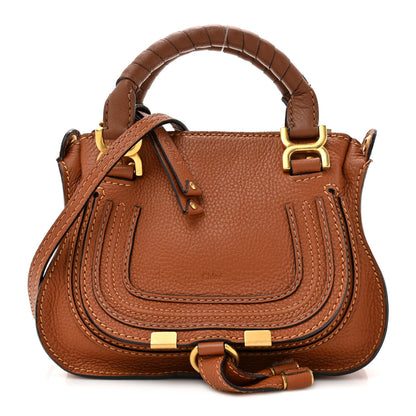 Chloe Calfskin Mini Marcie Satchel Tan 1 of 7