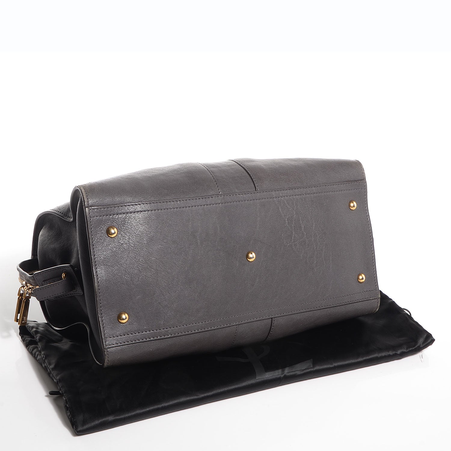 Saint Laurent Sheepskin Medium Cabas ChYc Light Seppia 4 of 10