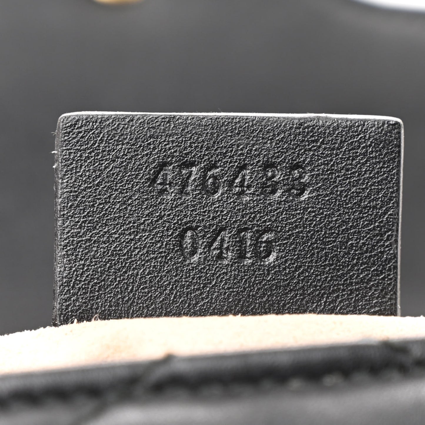 Calfskin Matelasse Super Mini GG Marmont Shoulder Bag Black