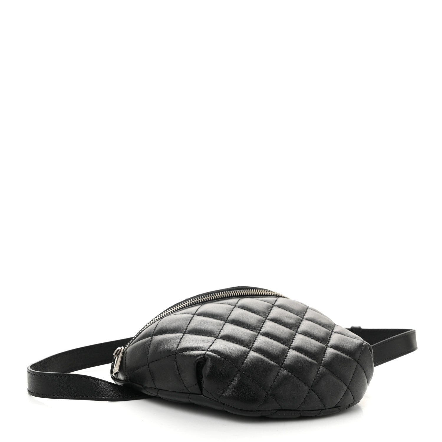 Chanel Calfskin Quilted Waist Belt Bag Black 4 of 7