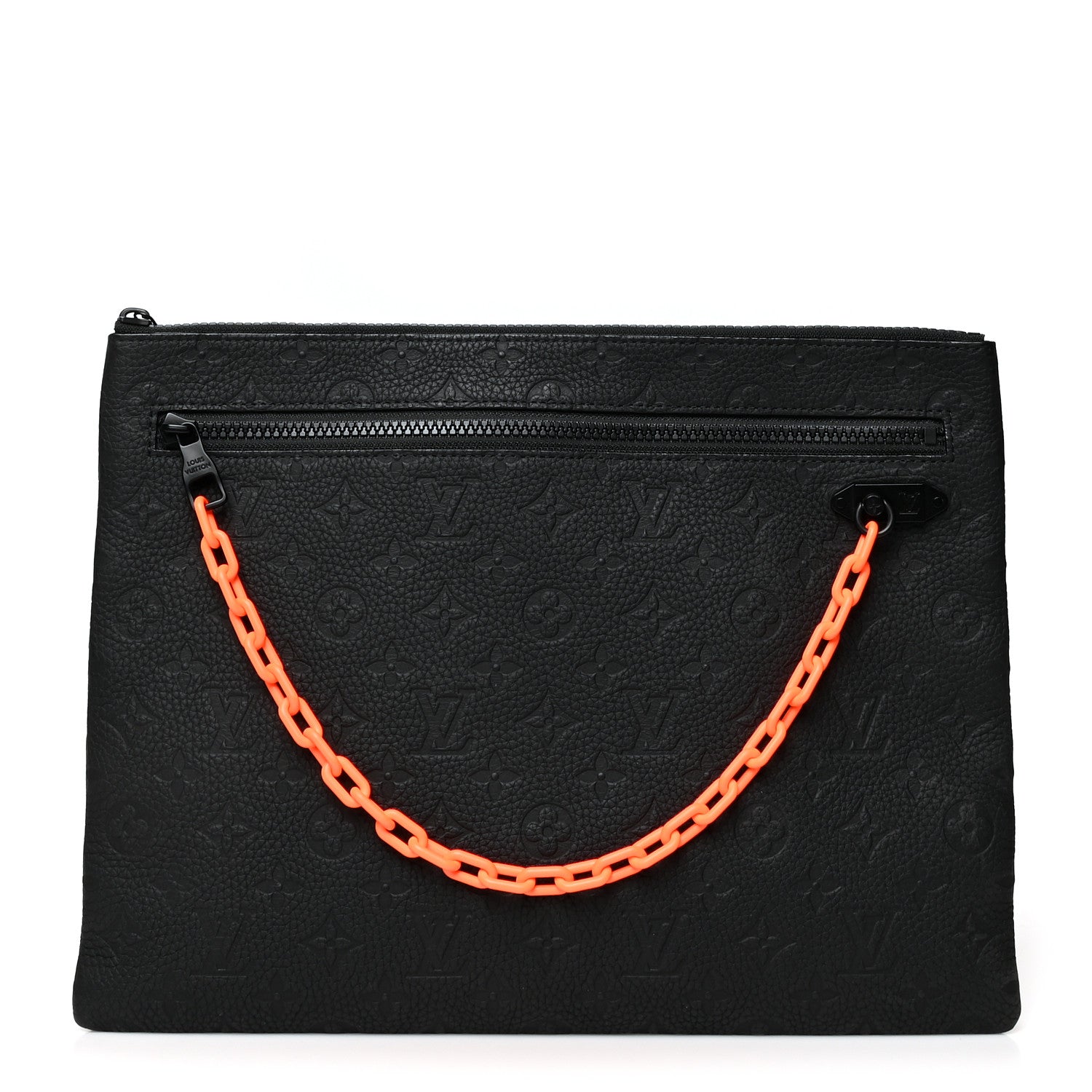 Louis Vuitton Taurillon Monogram Solar Ray A4 Pouch Black 1 of 13