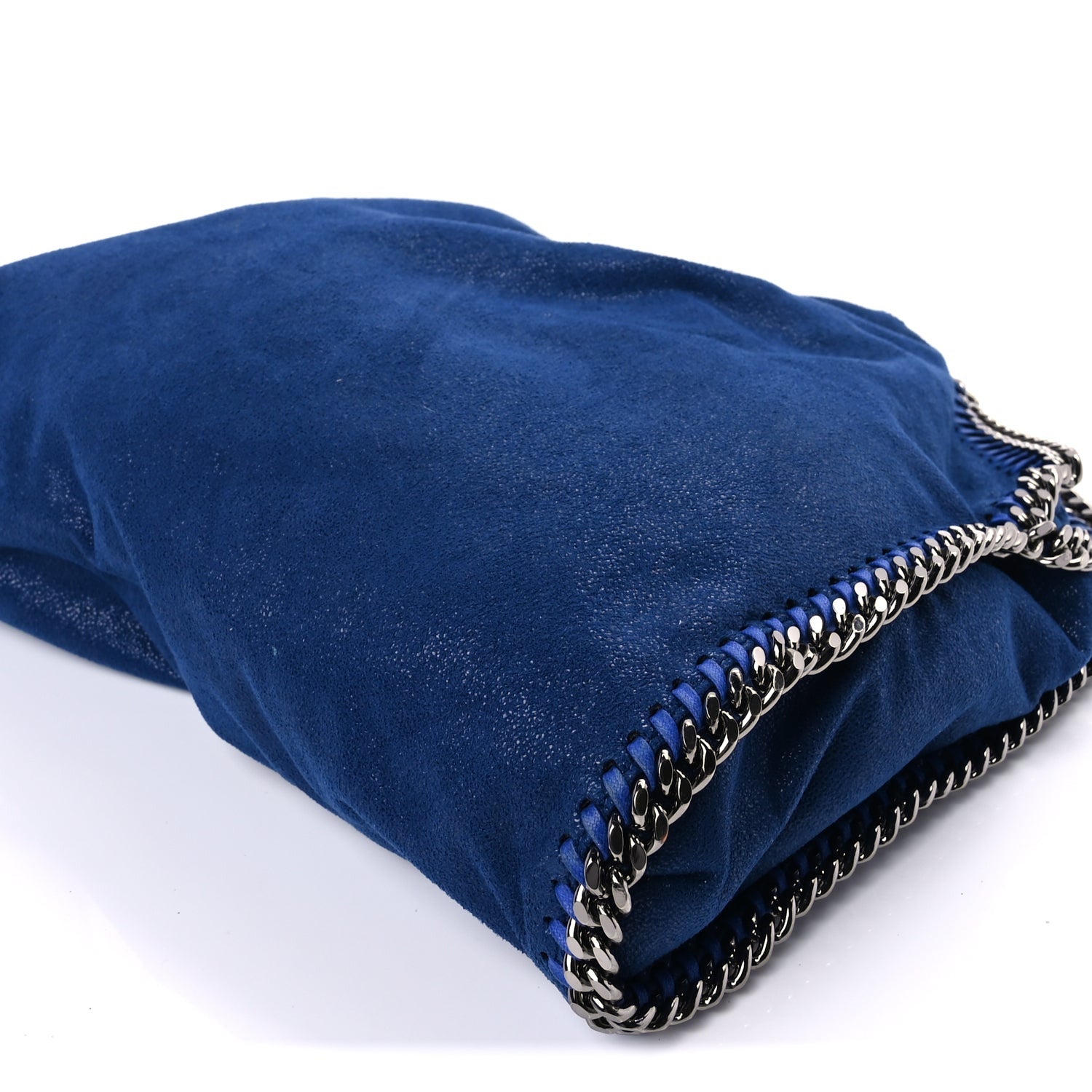 Stella McCartney Shaggy Deer Small Falabella Fold Over Tote Cornflower Blue 7 of 7