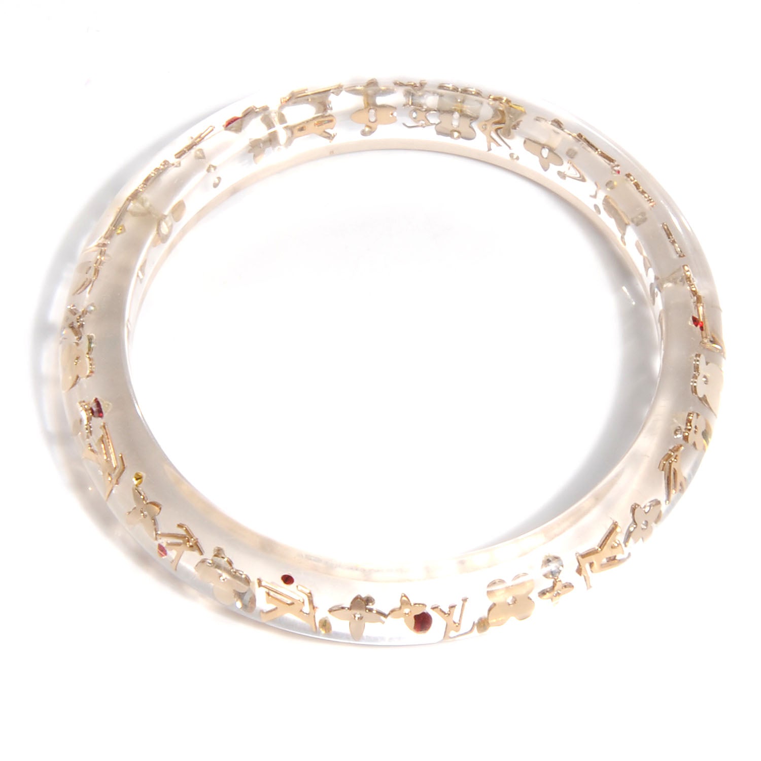 Louis Vuitton Inclusion Bracelet PM Medium Size Transparent 4 of 4