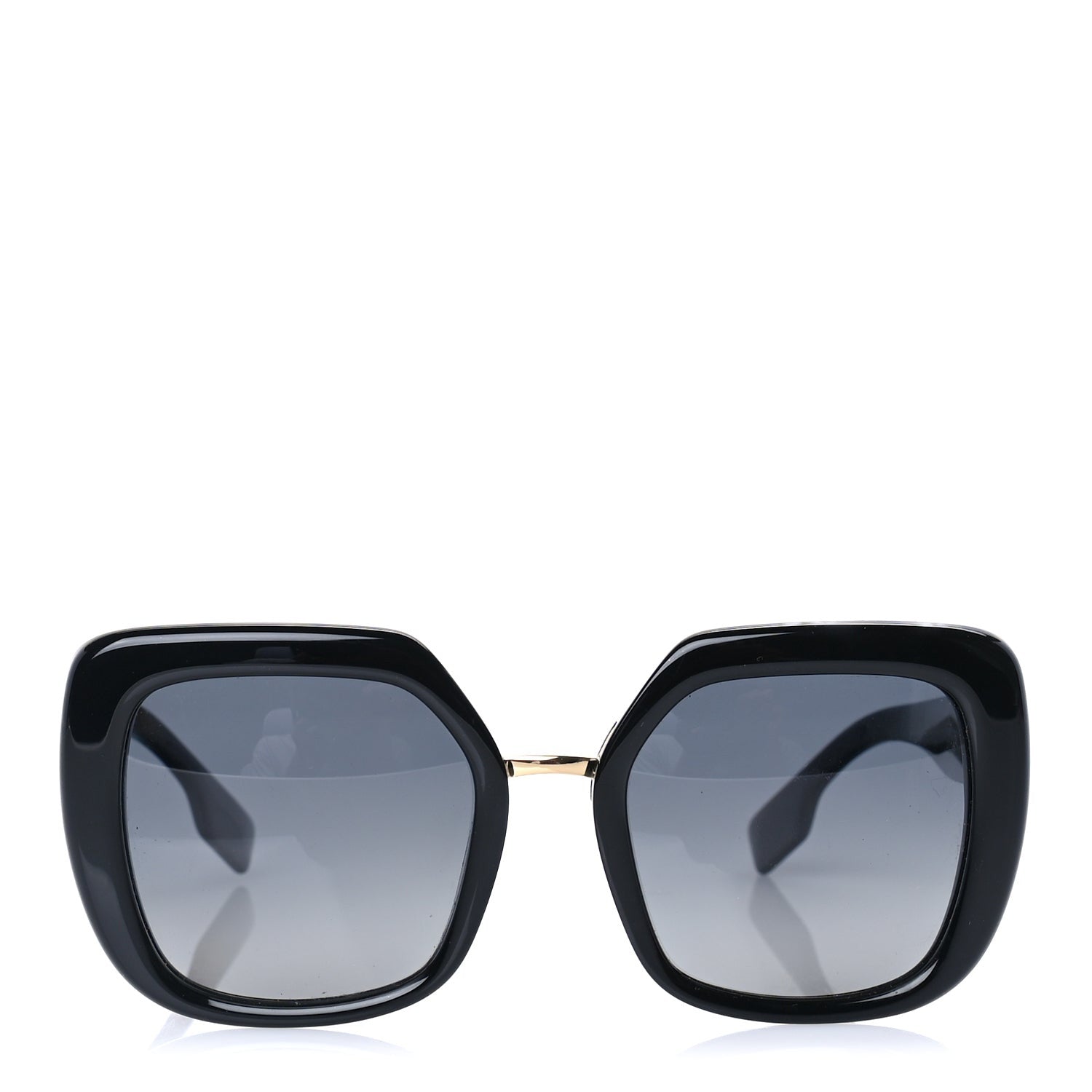 Burberry Acetate Oversized B4315 TB Sunglasses Black 2 of 7
