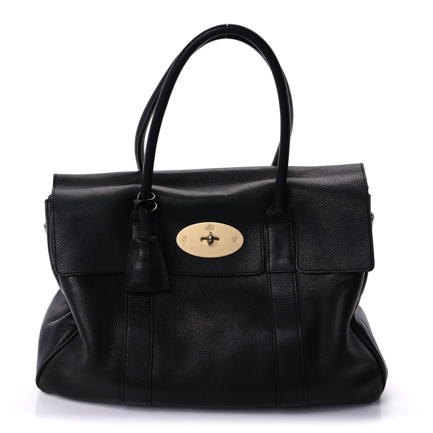 Mulberry Natural Leather Bayswater Black 1 of 7