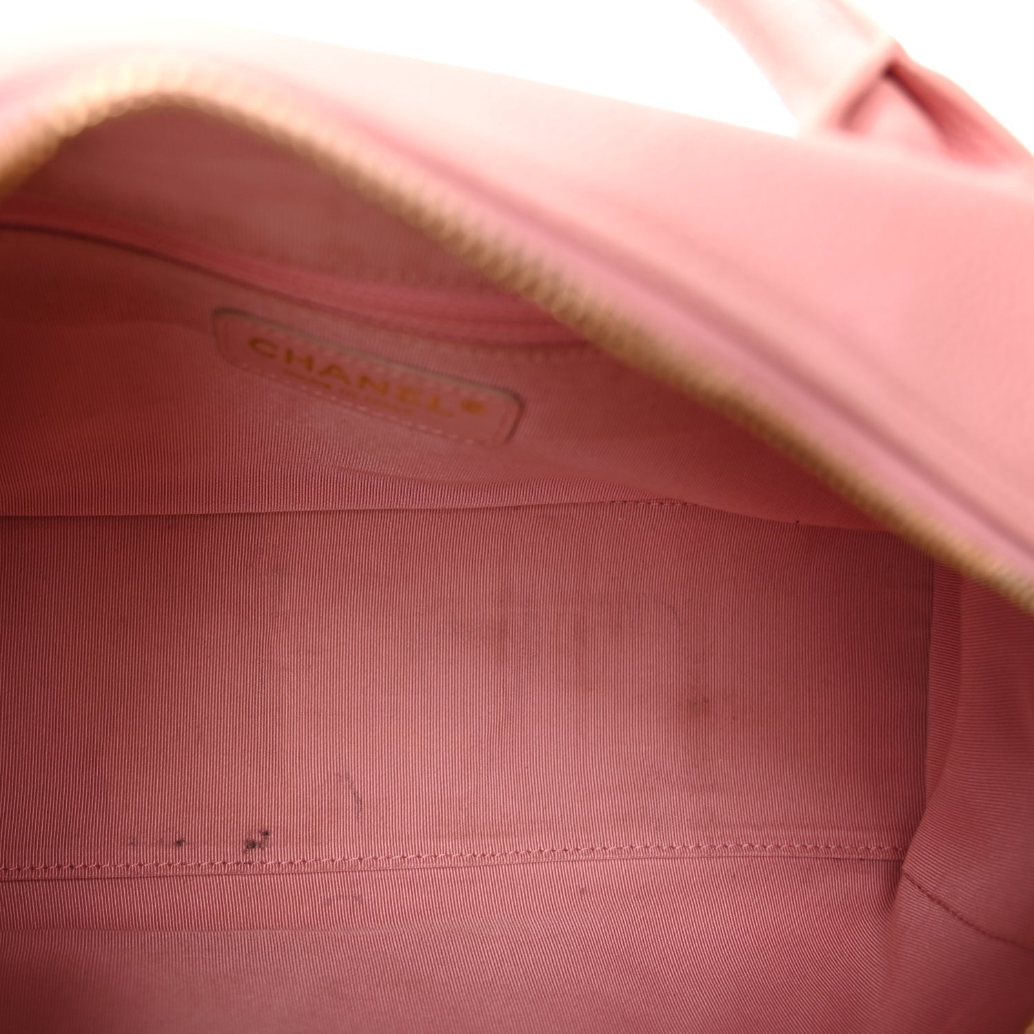 Chanel Caviar Quilted Small Bowler Pink 5 of 9