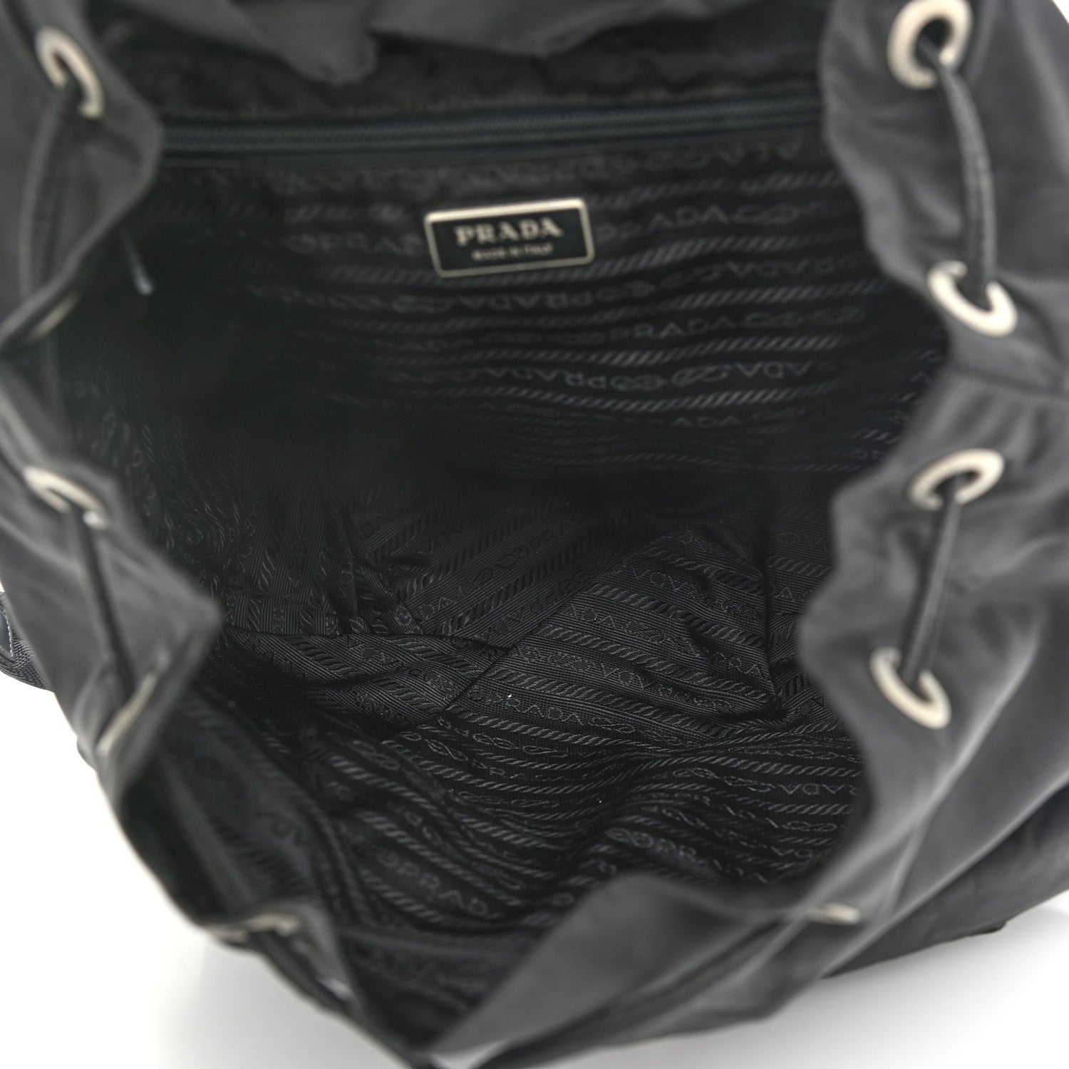 Prada Tessuto Nylon Vela Small Backpack Black 5 of 12
