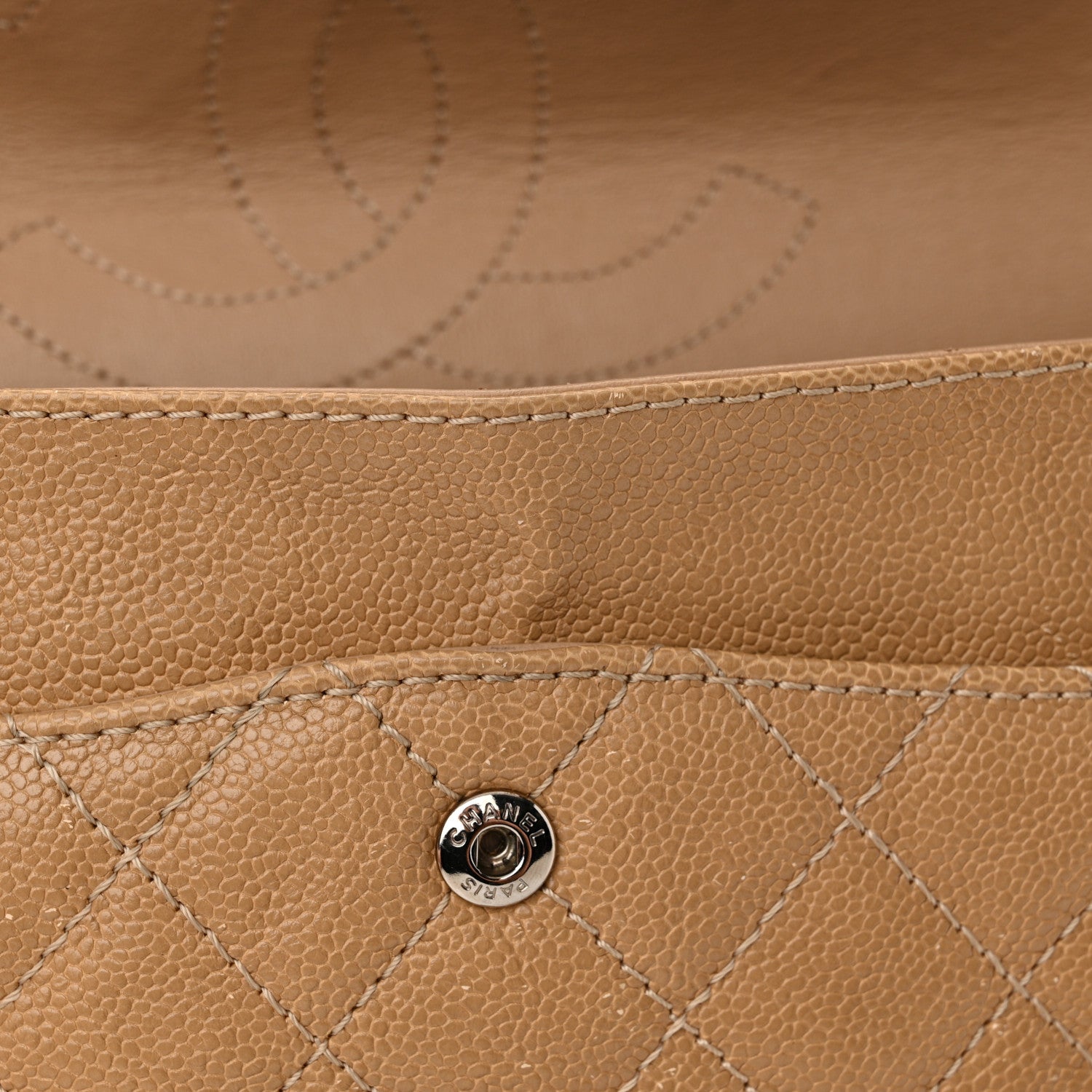 Chanel Caviar Quilted 2.55 Reissue 226 Flap Beige 13 of 16