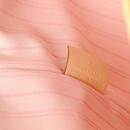 Louis Vuitton Damier Azur Delightful MM Rose Ballerine 7 of 9