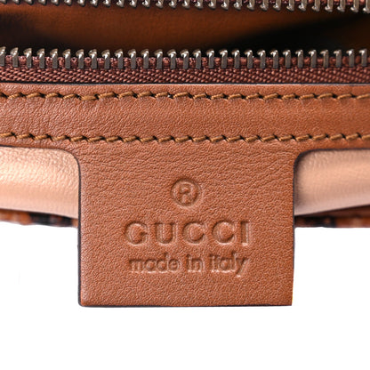 Gucci Snakeskin Matelasse Small GG Marmont Shoulder Bag Brown 14 of 18