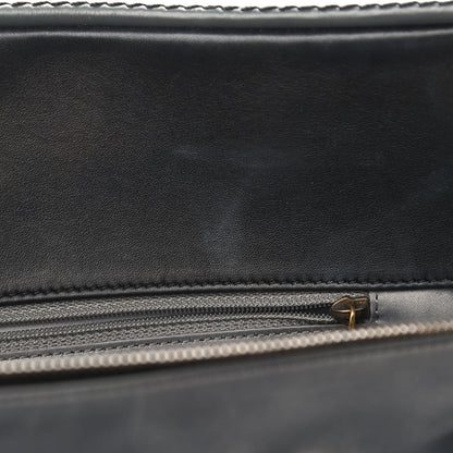 Chanel Calfskin Quilted Stitch Triptych Tote Black 14 of 14