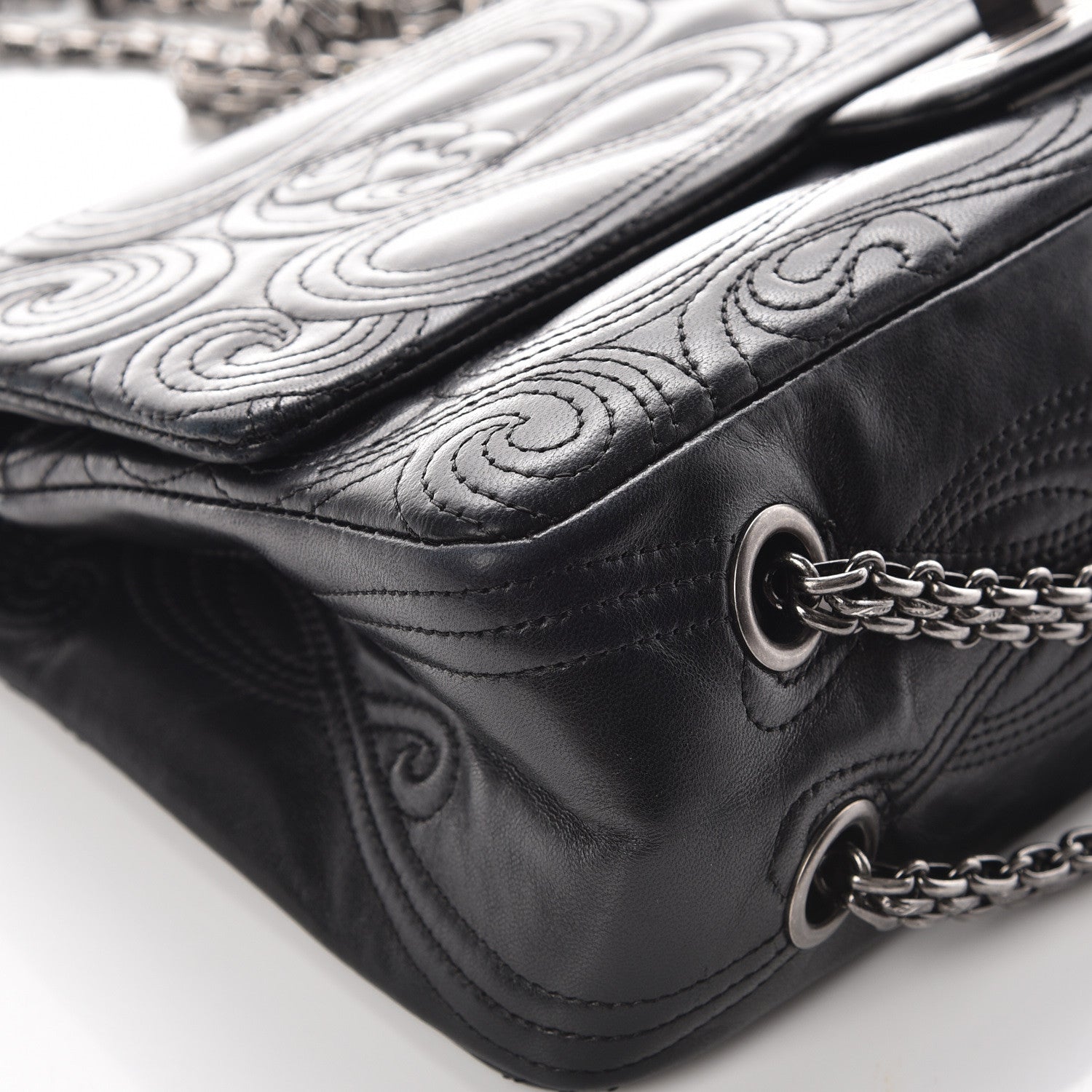 Chanel Lambskin 2.55 Reissue 226 Moscou Flap Black 12 of 15