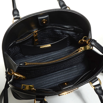 Prada Saffiano Lux Open Promenade Tote Black 5 of 10