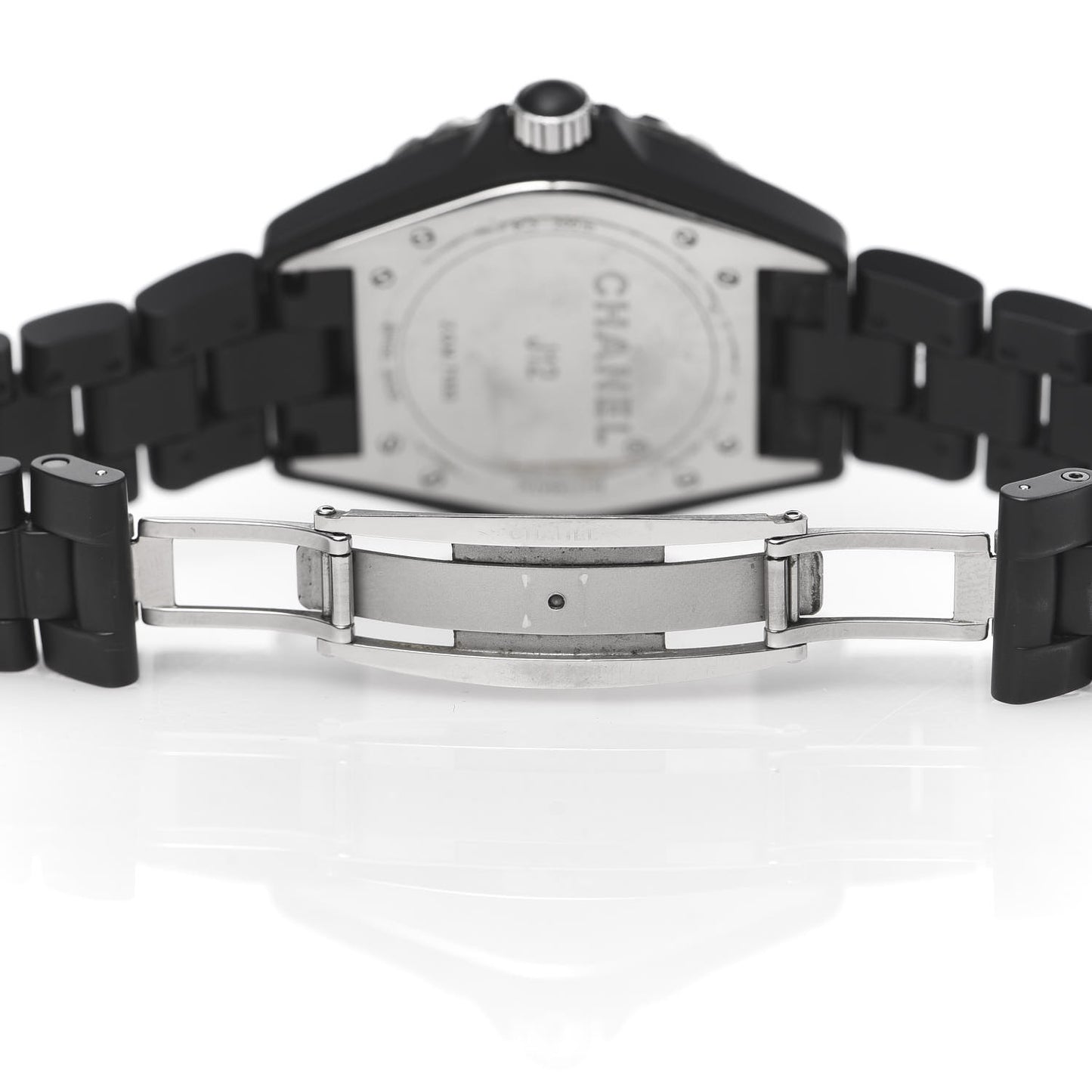 Stainless Steel Matte Ceramic 41mm J12 Automatic Watch Black