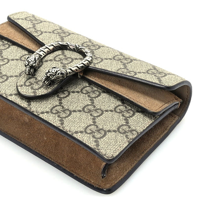 Gucci GG Supreme Monogram Super Mini Dionysus Shoulder Bag Taupe 8 of 8