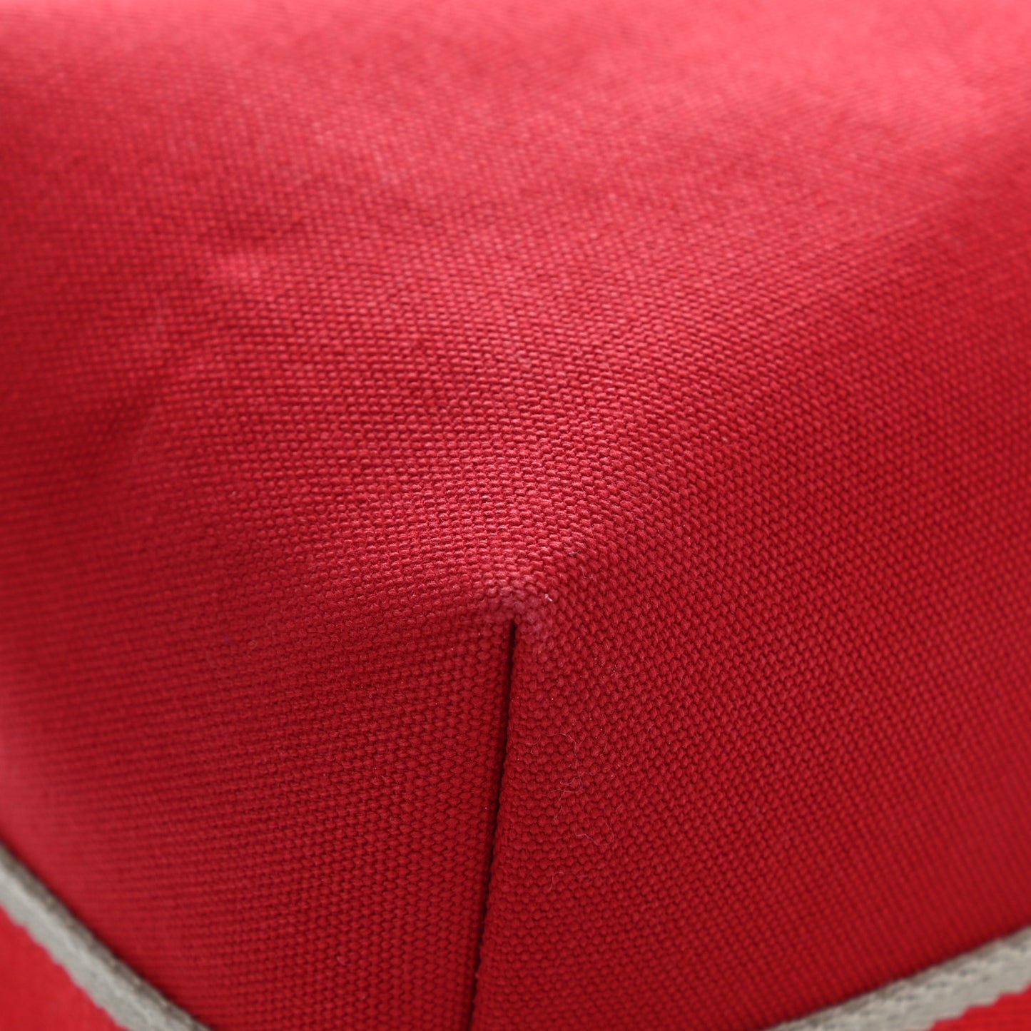 Canvas Large Bride-A-Brac Pouch Rouge