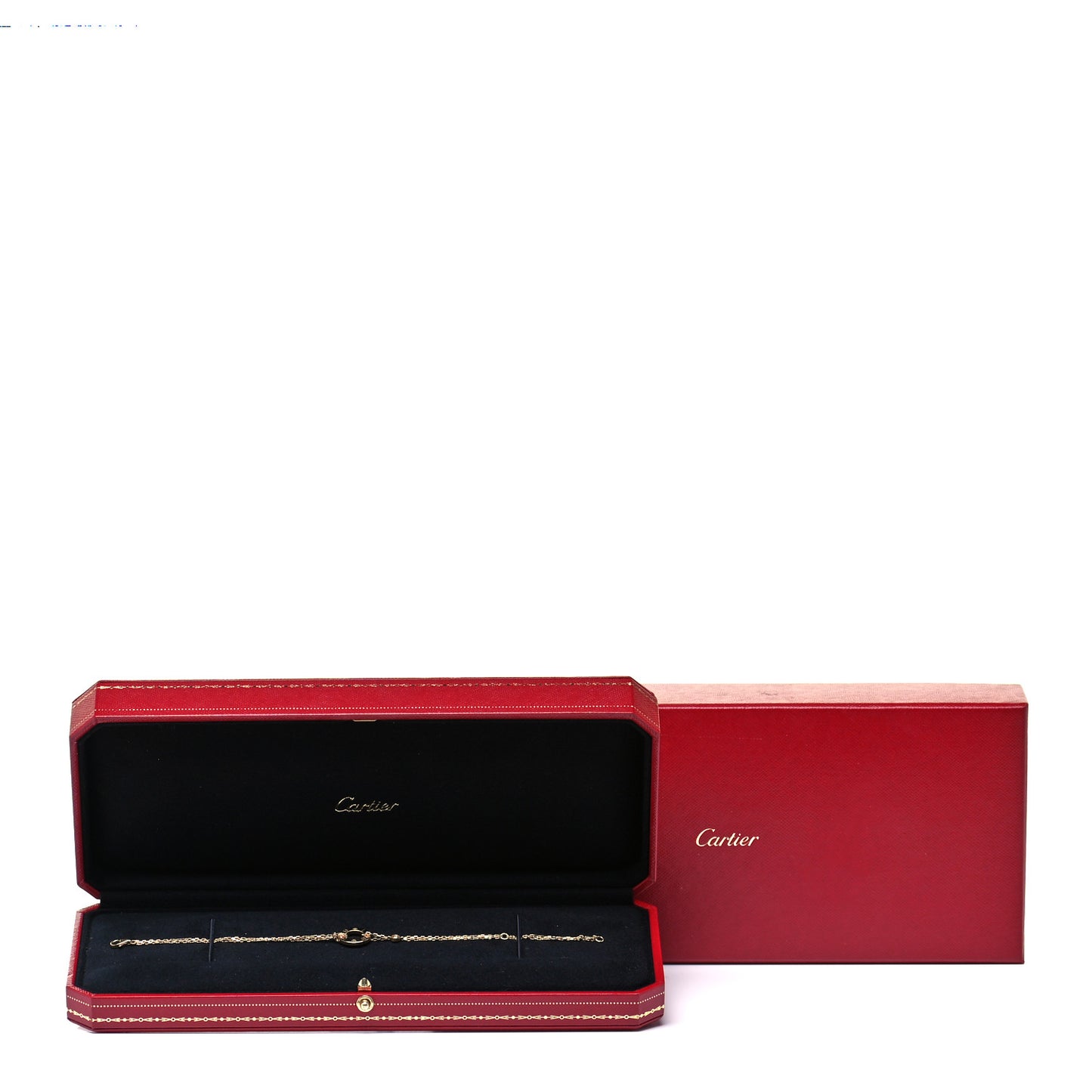 18K Yellow Gold Diamond LOVE Bracelet