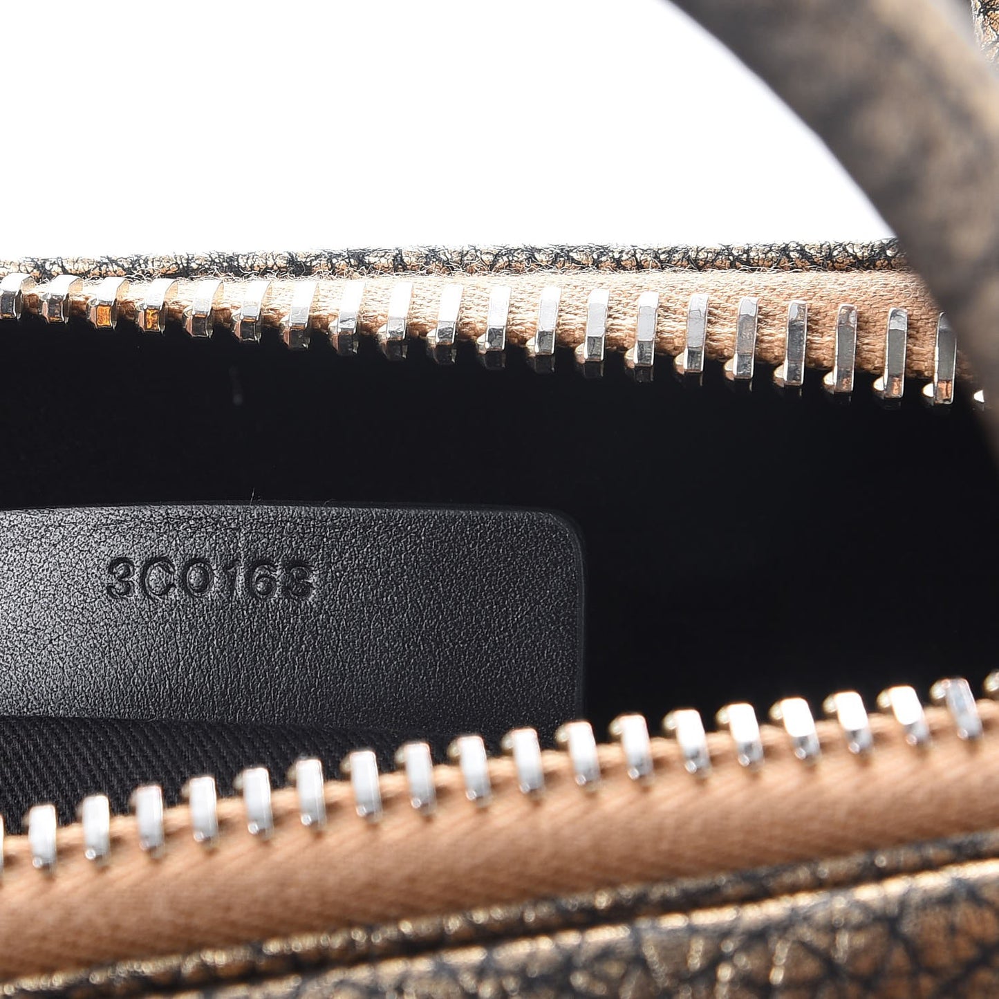 Crackled Metallic Sugar Goatskin Small Antigona Light Gold