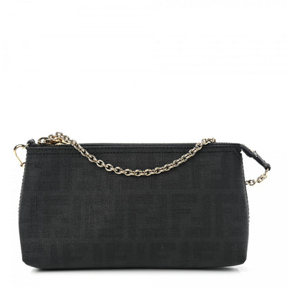 Fendi Zucca Spalmati Pochette Black 1 of 9