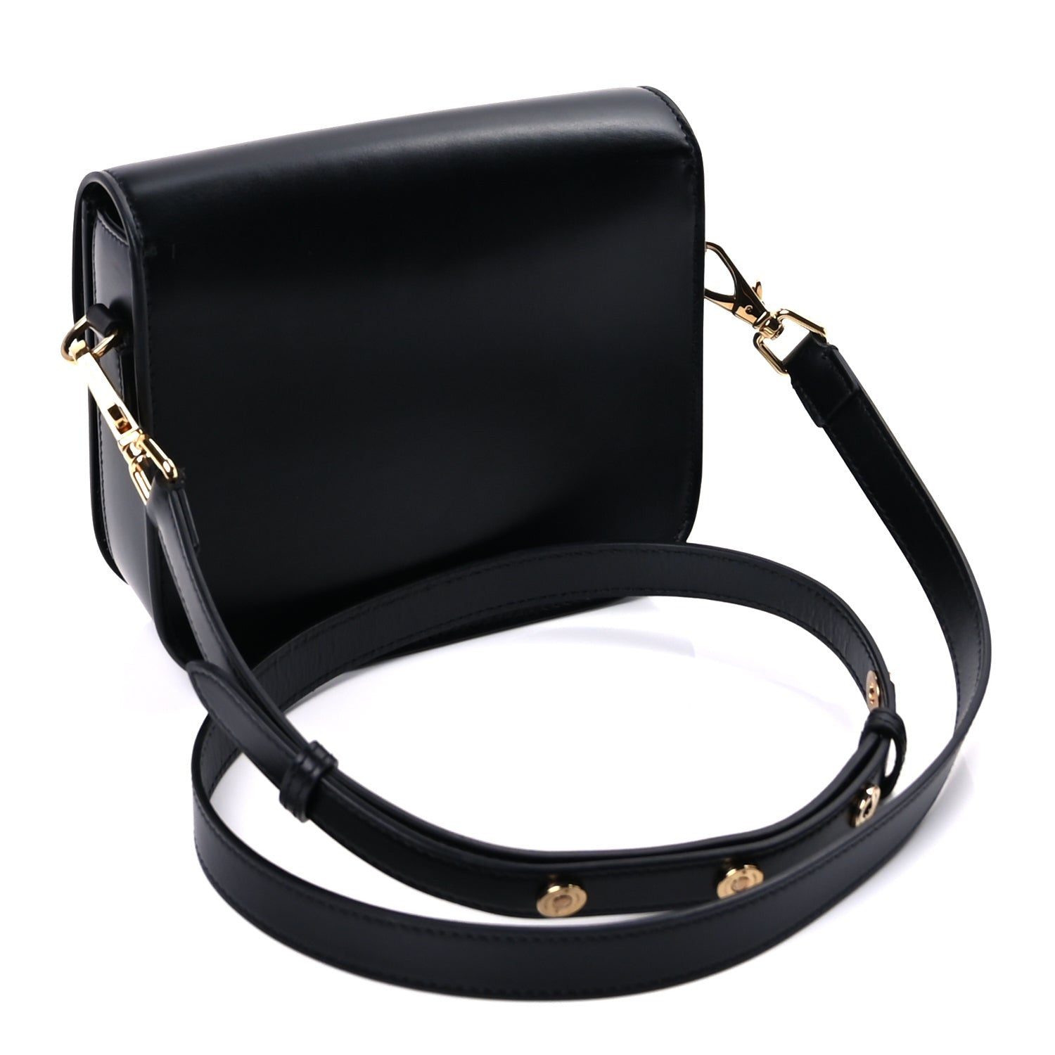 Burberry Calfskin Small Elizabeth Bag  Black 2 of 7
