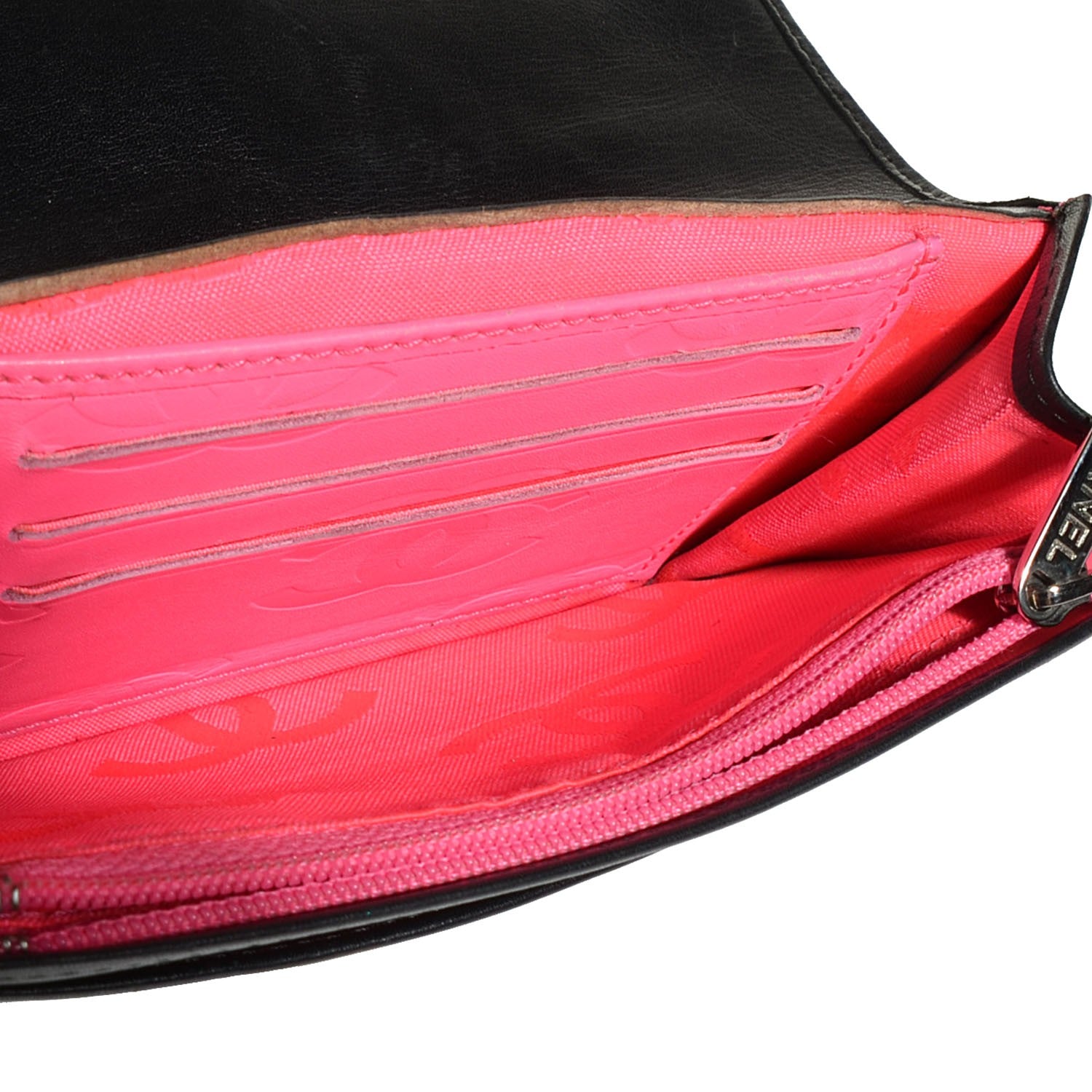 Chanel Calfskin Quilted Cambon Flap Wallet Black 5 of 8