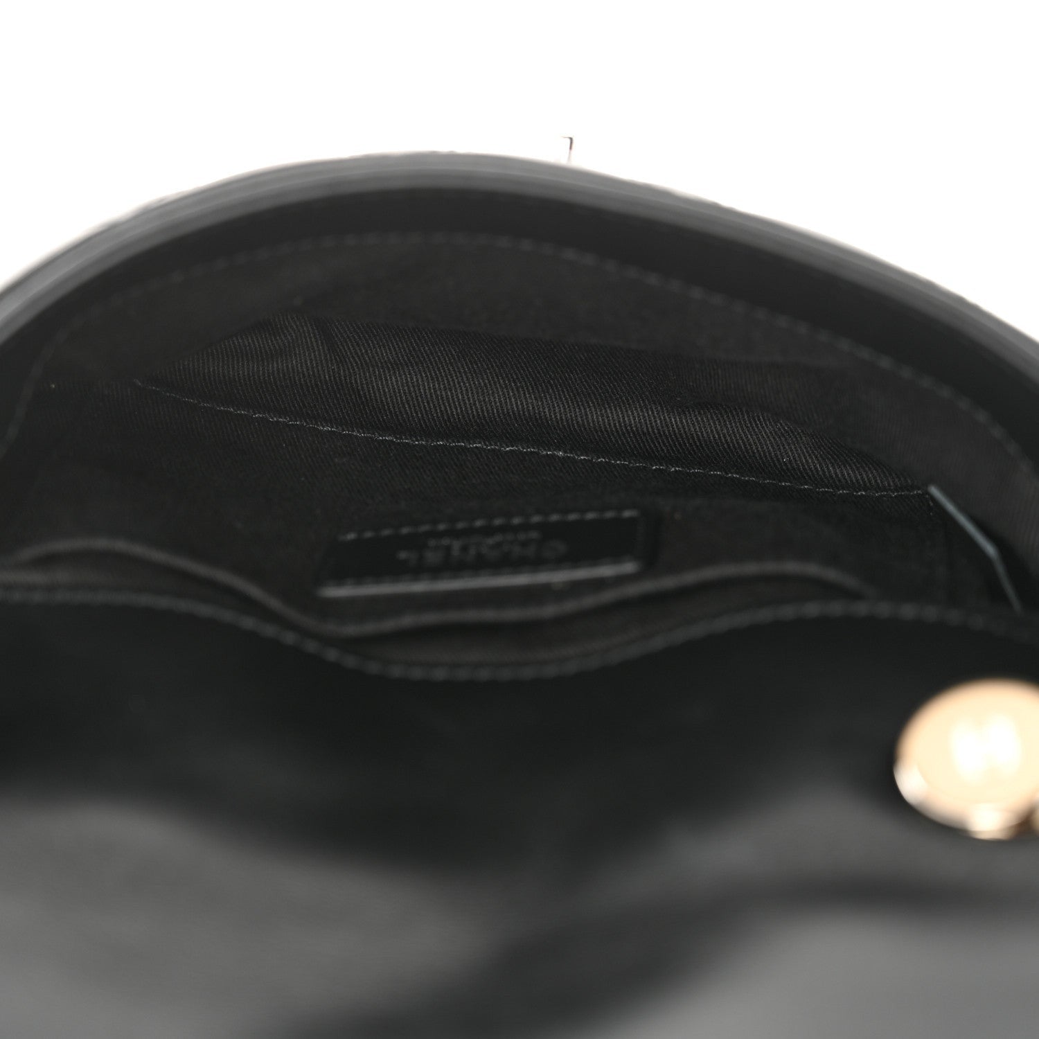 Chanel Calfskin Quilted CC Uniform Flap Belt Bag Black 5 of 7