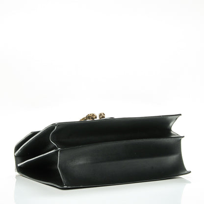 Gucci Calfskin Bamboo Web Large Dionysus Top Handle Bag Black Bright Evergreen Hibiscus Red 4 of 11