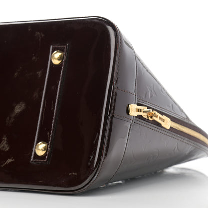 Louis Vuitton Vernis Alma GM Amarante 10 of 10