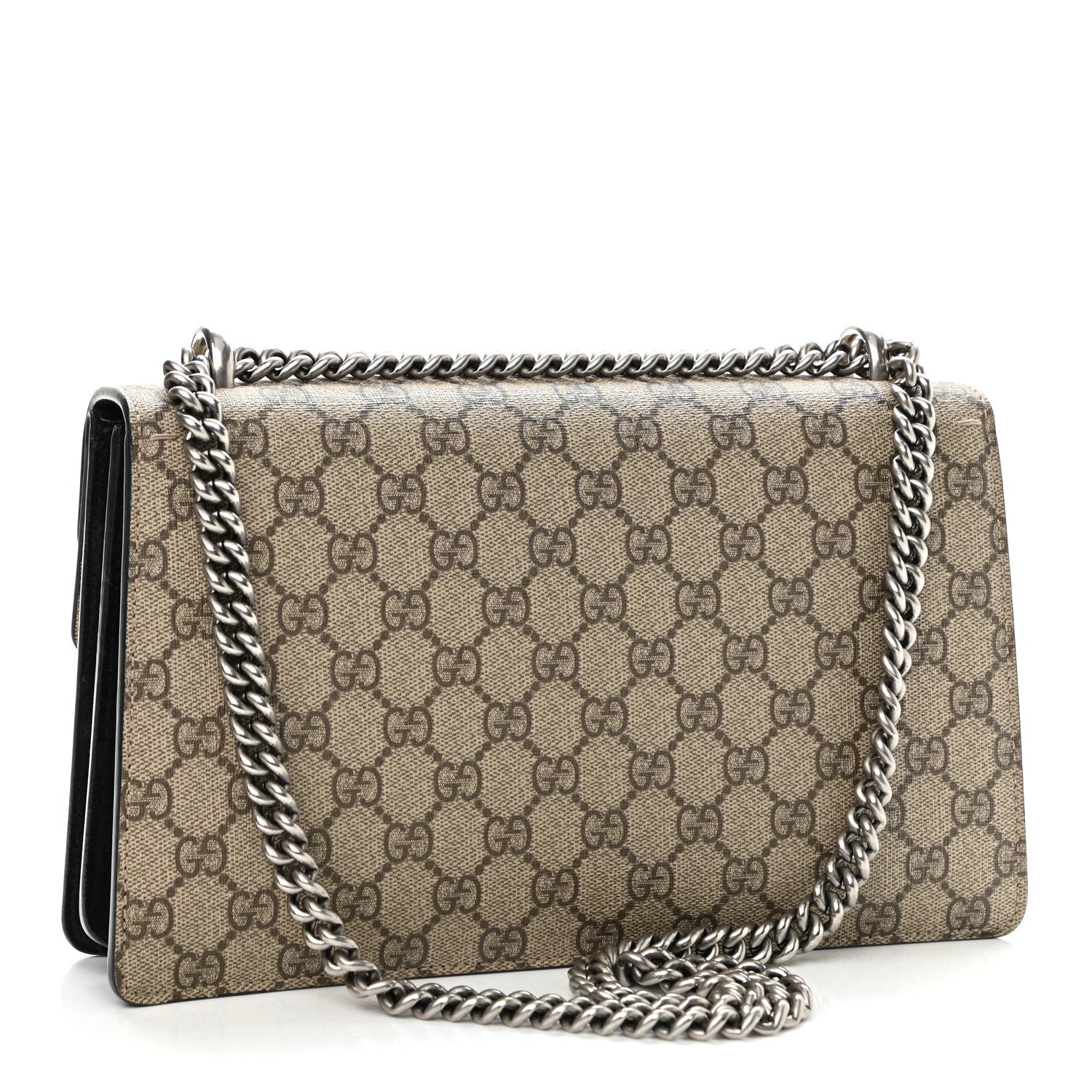 Gucci GG Supreme Monogram Small Dionysus Shoulder Bag Black 3 of 12