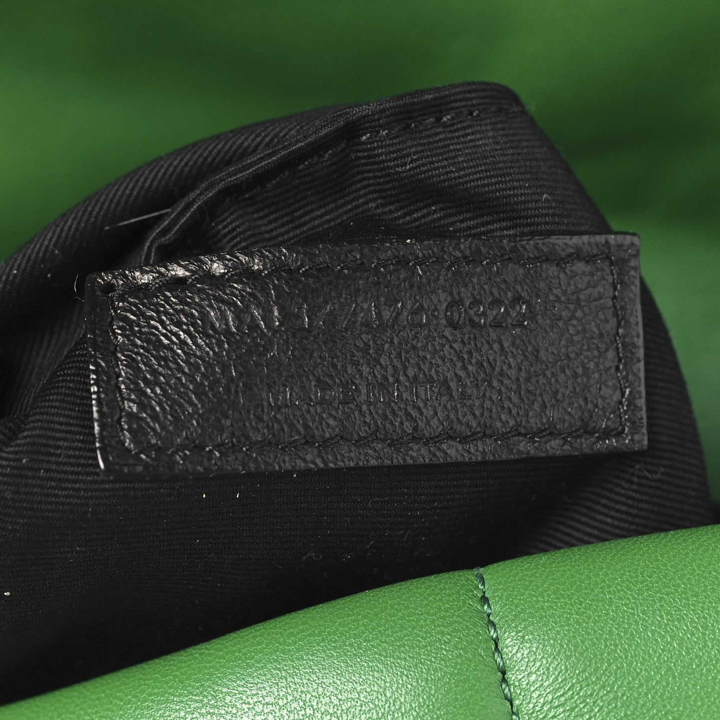 Lambskin Quilted Small Loulou Puffer Monogram Chain Satchel New Vert