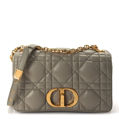 Christian Dior Calfskin Macrocannage Medium Caro Bag  Sand 1 of 8