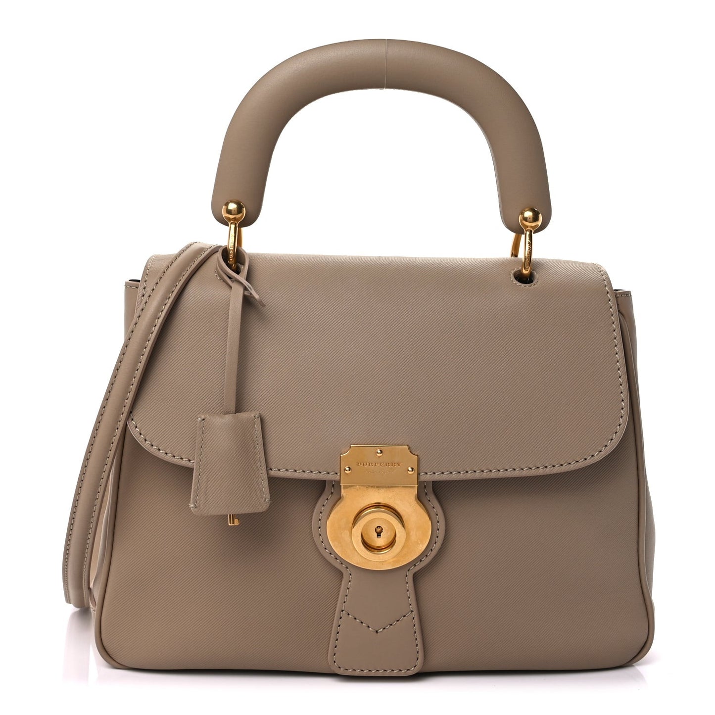 Trench Calfskin Medium DK88 Top Handle Bag Honey