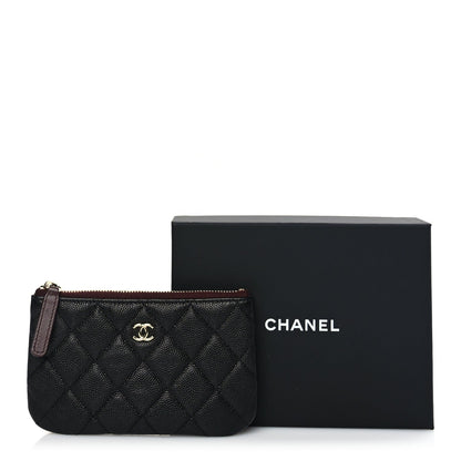 Chanel Caviar Quilted Small Cosmetic Case Black 9 of 9