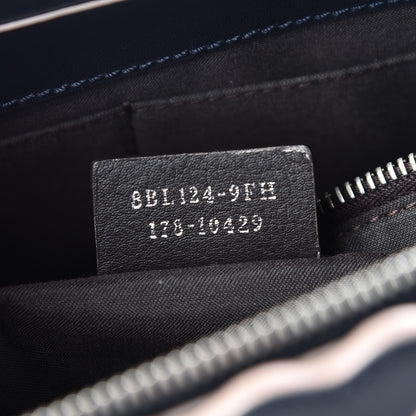 Fendi Vitello Dolce Scalloped Studded Medium By The Way Boston Bag Blu Notte 8 of 10