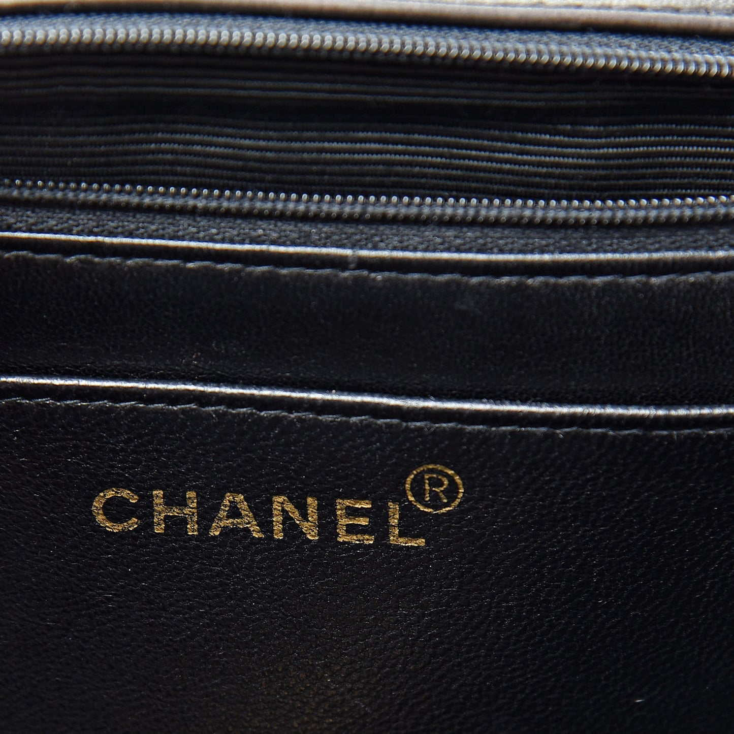 Lambskin Quilted XL Jumbo Single Flap Black