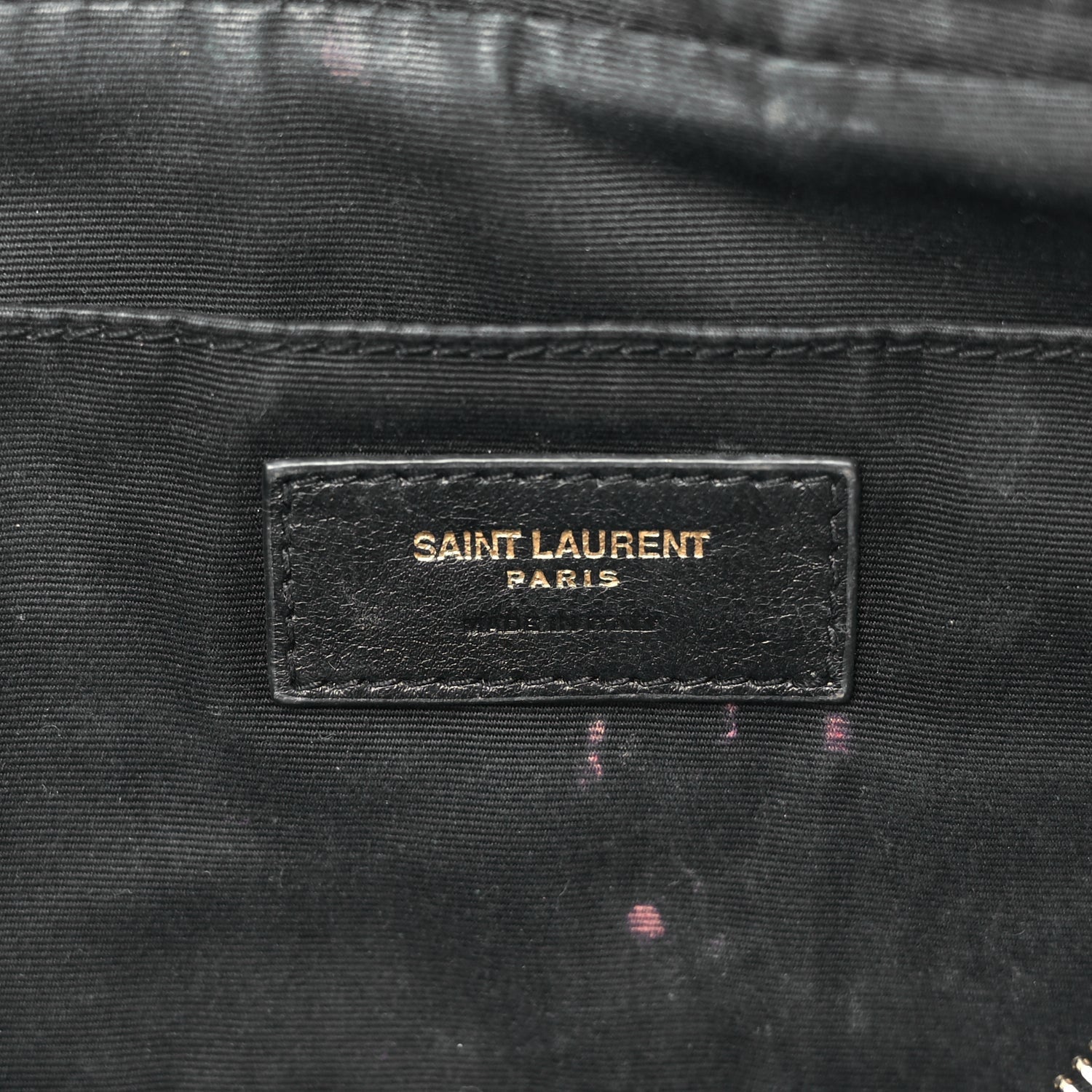 Saint Laurent Calfskin Matelasse Monogram Lou Camera Bag Black 5 of 9